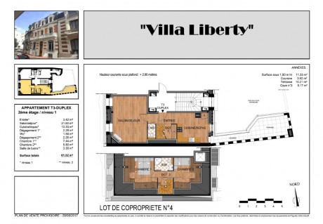 Lot 4 T3 duplex - Villa Liberty