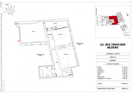 16 T3 - rue Française