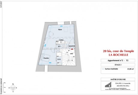 2 T2 - 20 bis Cour du Temple