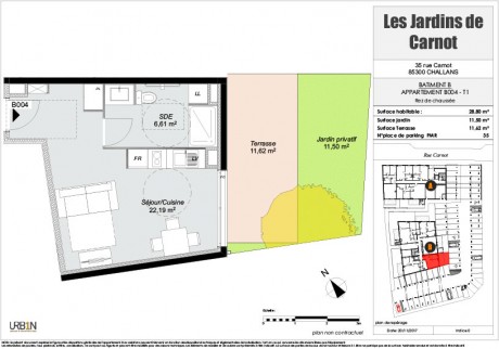 B004 T1 - Les Jardins de Carnot