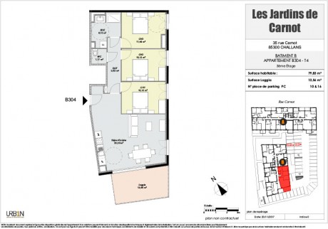 B304 T4 - Les Jardins de Carnot