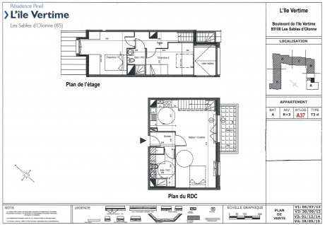 A37D T3 Duplex - Résidence L'Île Vertime