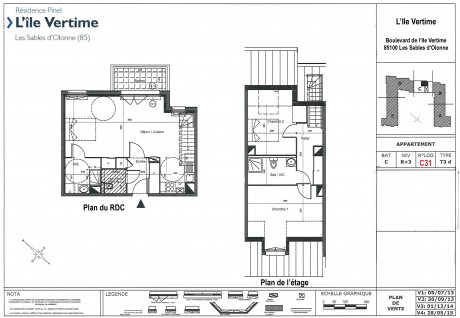 C31D T3 Duplex - Résidence L'Île Vertime