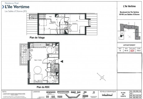 E31 T3 Duplex - Résidence L'Île Vertime