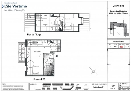 E33 T3 Duplex - Résidence L'Île Vertime