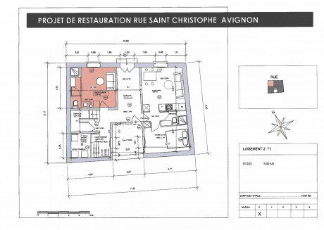 Lot2 T1 - Rue Saint-Christophe