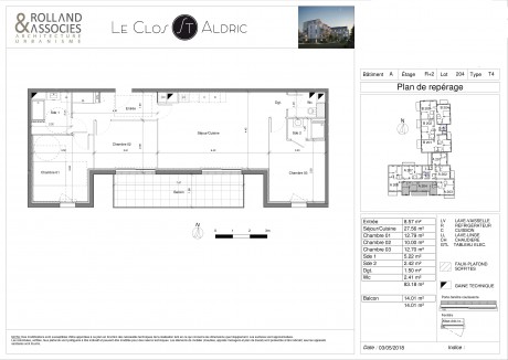 01A204 T4 - Résidence "Le Clos Saint-Aldric"