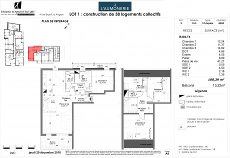 Lot_01B304 T4 Duplex - Résidence "L'Aumônerie"