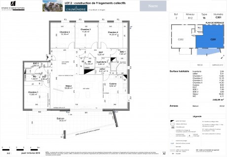 Lot_02C101 T4 Duplex - Résidence "L'Aumônerie"