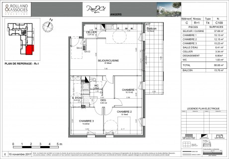 lot_03C109 T4 Duplex - Résidence "Le Parc 2 Cé"