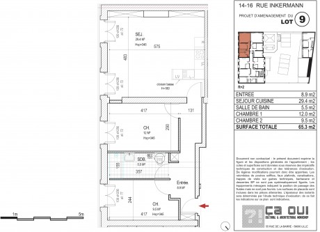 lot-9 T3 - Lille, Rue d'Inkermann