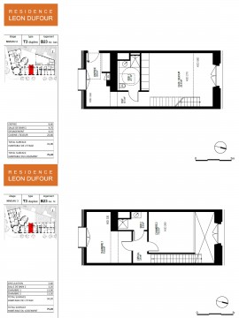 Lot-17 T3 Duplex - Résidence "Léon Dufour"