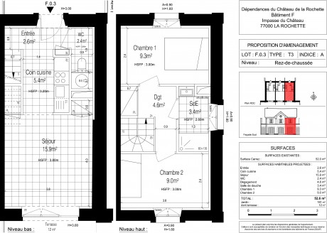 Lot F.0.3 T3 - Les Dépendances du Château de la Rochette