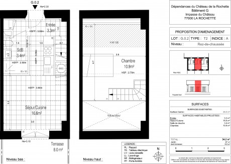 Lot G.0.2 T2 - Les Dépendances du Château de la Rochette