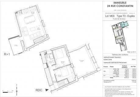 M03 T3 Duplex - Rue Constantin, Aix-en-Provence