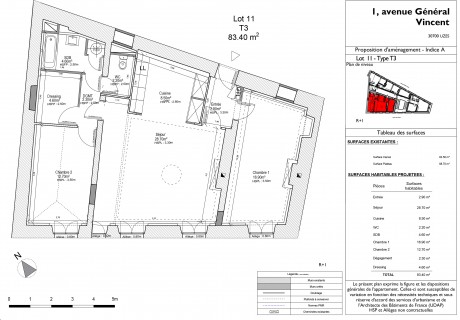 Lot 11 T3 - Uzès, Immeuble restauré "1 Avenue Général Vincent"