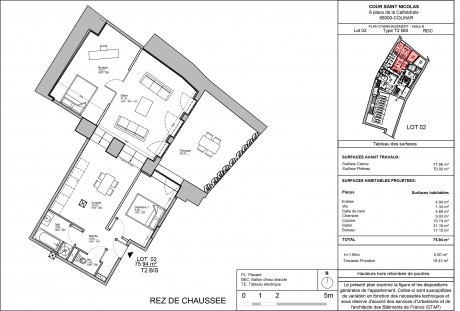 Lot 02 T2 Bis - Colmar, Cour Saint-Nicolas