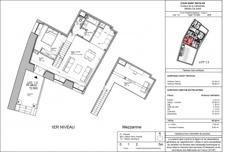 Lot 1.2 T2 Bis - Colmar, Cour Saint-Nicolas