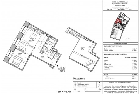 Lot 1.3 T2 Bis - Colmar, Cour Saint-Nicolas