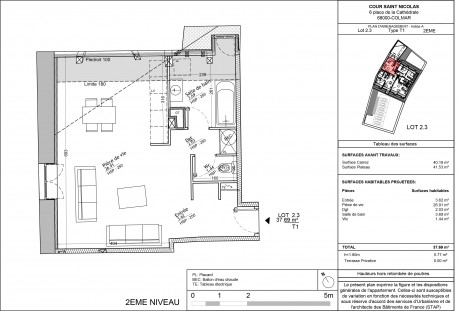 Lot 2.3 T1 - Colmar, Cour Saint-Nicolas