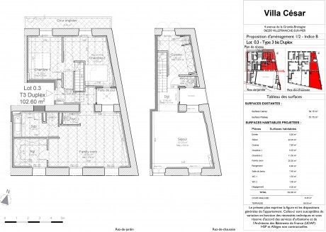 Lot 03 T3 Duplex - La Villa César, Villefranche-Sur-Mer