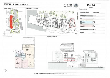 Lot B102 T3 - Ajaccio, Domaine résidentiel de l'Altore