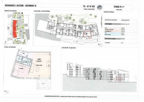 Lot B103 T2 - Ajaccio, Domaine résidentiel de l'Altore