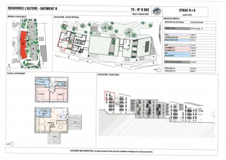 Lot B602 T3 - Ajaccio, Domaine résidentiel de l'Altore