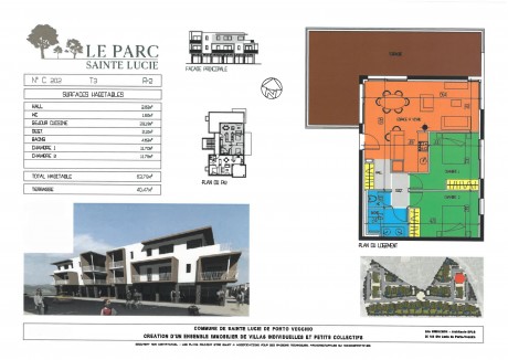 Lot C202 T3 - Porto-Vecchio, Le Parc Sainte-Lucie