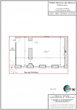 Lot 1 T2 - "L'Hôtel Mercier", bel immeuble dans Chalon-sur-Saône