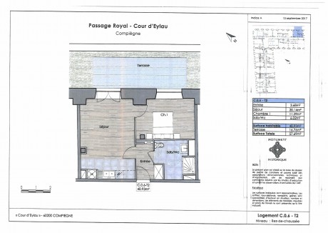 Lot C06 T2 - "Le passage Royale", une toute nouvelle résidence à Compiègne