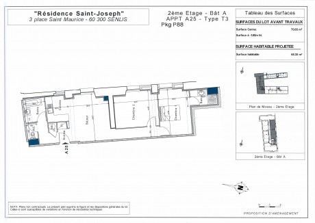 Lot A25 T3 Duplex - "La Résidence Saint-Joseph" à Senlis, dans l'Oise