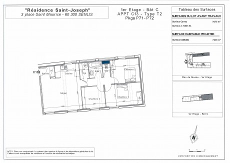 Lot C13 T2 - "La Résidence Saint-Joseph" à Senlis, dans l'Oise