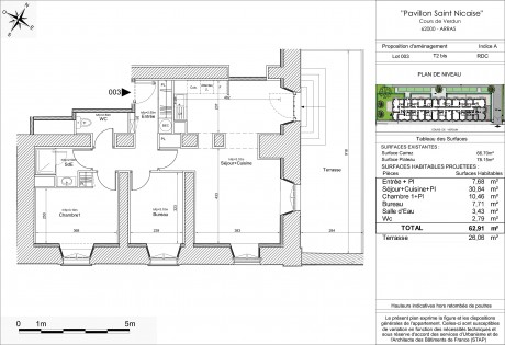 Lot 003 T2 Bis - "Le Pavillon Saint-Niçaise", la nouvelle résidence à Arras