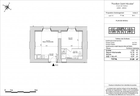 Lot 111 T1 Bis - "Le Pavillon Saint-Niçaise", la nouvelle résidence à Arras