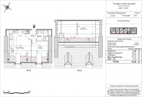 Lot 304 T2Bis Duplex - "Le Pavillon Saint-Niçaise", la nouvelle résidence à Arras