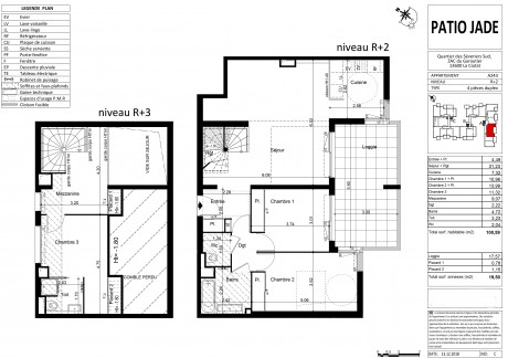 Lot A243 T4 Duplex - Le "Patio Jade", la nouvelle perle de La Ciotat, accessible en Pinel