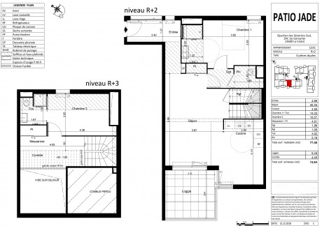 Lot C231 T3 Duplex - Le "Patio Jade", la nouvelle perle de La Ciotat, accessible en Pinel