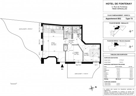Lot B02 T3 - "L'Hôtel de Fontenay" un ensemble immobilier d'exception