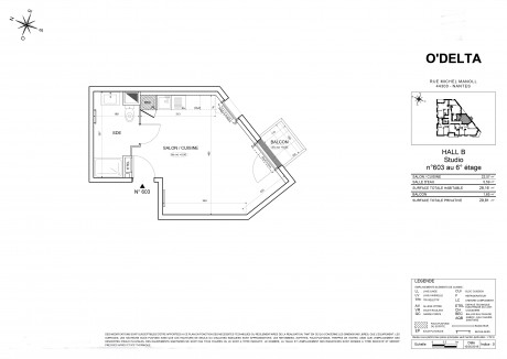 Lot 603 Studio - "O'Delta" la nouvelle résidence à Nantes