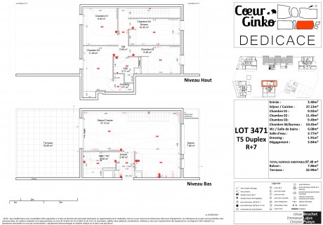 Lot 3471 T5 Duplex - "Dédicace Ginko" à Bordeaux, la nouvelle résidence au coeur de la Gironde