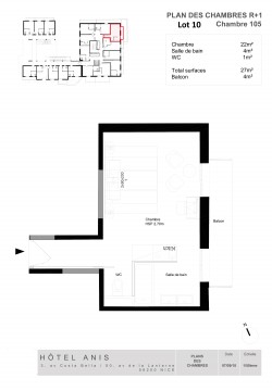 Lot 10 Studio - "L'Hôtel d'Anis", la nouvelle résidence à Nice