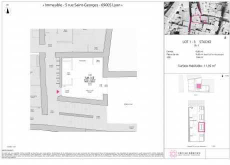 Lot 6 Studio - "5 Rue Saint-Georges" à Lyon, un bel édifice restauré dans le coeur de ville