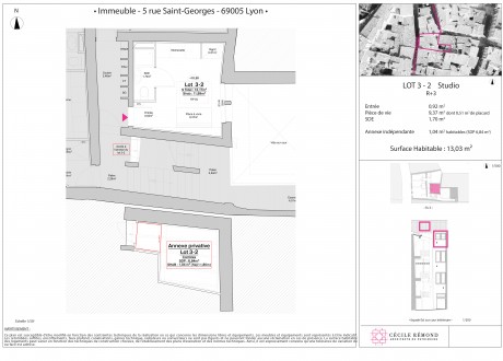 Lot 12 Studio - "5 Rue Saint-Georges" à Lyon, un bel édifice restauré dans le coeur de ville