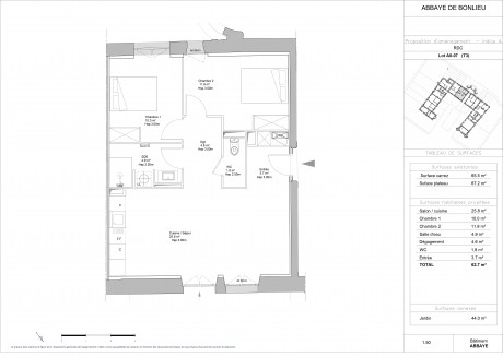 Lot 7 T3 - Abbaye de Bonlieu