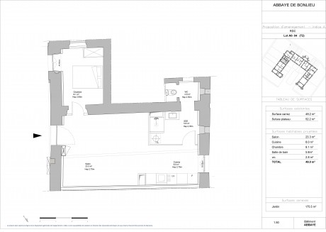 Lot 8 T2 - Abbaye de Bonlieu