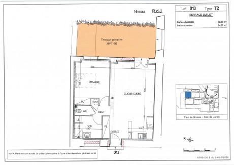 Lot 13 T2 - Découvrez la résidence de "l'Ecole du Presidial"