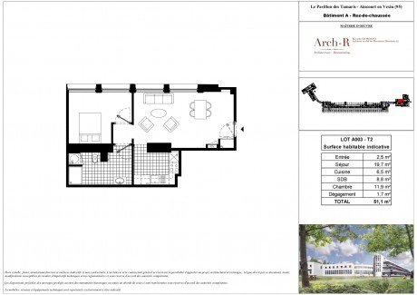 Lot 4 T2 - Le pavillon des tamaris