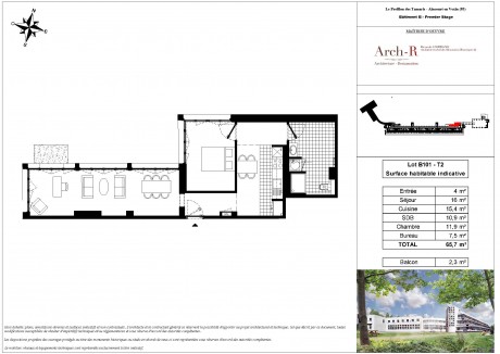 Lot 7 T2 - Le pavillon des tamaris