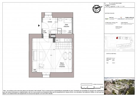 Lot 1 T1 - La cour des doms